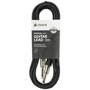 Essential Guitar Leads 6.3mm Mono Jack Plug - 6.3mm Mono Jack Plug