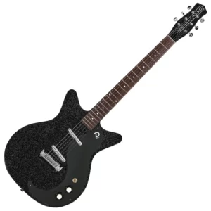 Danelectro Blackout '59M NOS+ Electric Guitar ~ Black Metalflake - Free Shipping